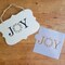 Joy with Holiday Wreath Cookie & Craft Stencil | CM184 by Designer Stencils |
